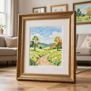 Стандартное оформление детских рисунков