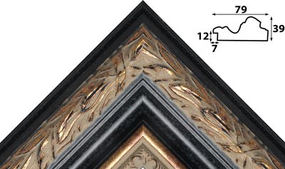Багет: 9185.NERO.ORO.PAT